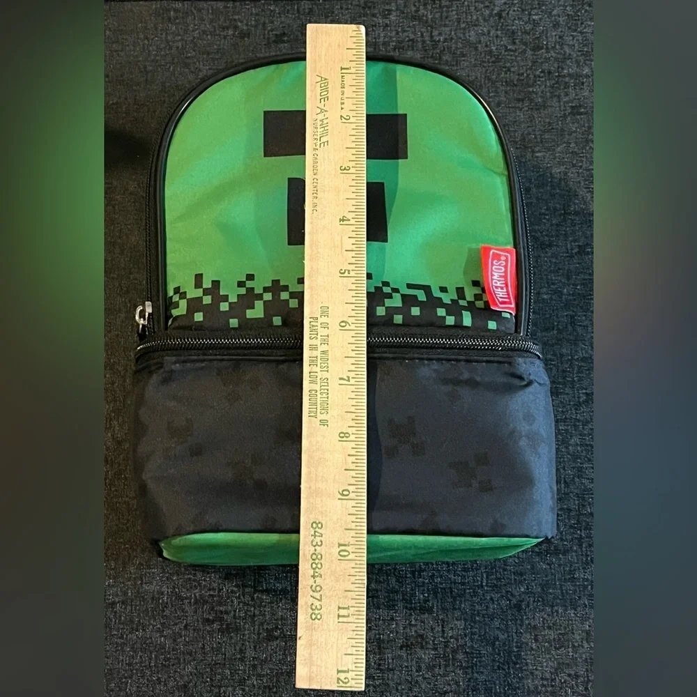 MINECRAFT Thermos Kids Insulated Dual Compartment Lunch Bag